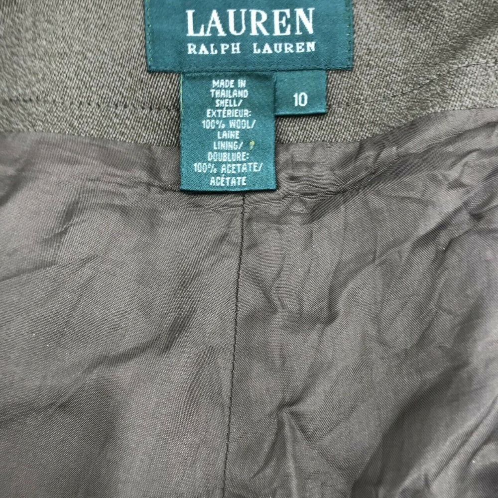 Lauren Ralph Lauren Straight Leg Wool Pants Sz 10 - Picture 5 of 6